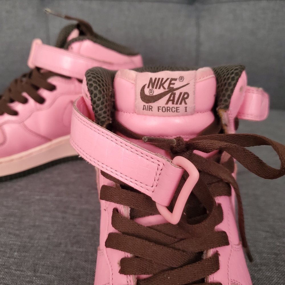 Nike Air Force 1 Mid Rose Sneakers - Picture 2 of 4